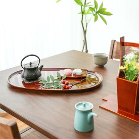 飛騨春慶 元田漆器 大福盆 伝統工芸品 木製 トレー