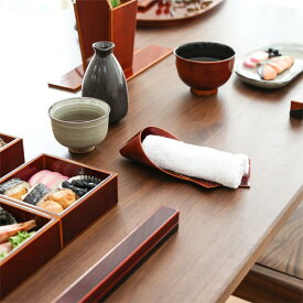 飛騨春慶 元田漆器 りぼんおしぼり受 伝統工芸品 木製 おしぼり受け