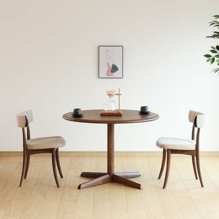 楽天市場】飛騨家具 HIDA 飛騨産業 Jin Dining 侭ダイニング 丸形天板 