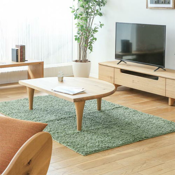 楽天市場】飛騨家具 HIDA 飛騨産業 森のことば 半円形リビングテーブル 