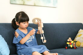 加茂桐箪笥 茂野タンス店 KIRIY キリーちゃん 型とおし伝統工芸品 木製 おもちゃ