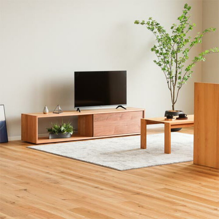 楽天市場】府中家具 若葉家具 Waon 和温 TVボード 国産家具 無垢 TV 