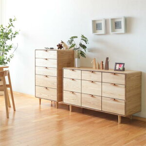 旭川家具 WOW ワオ WAO ワオ チェスト 国産家具 無垢 チェスト 北海道タモ