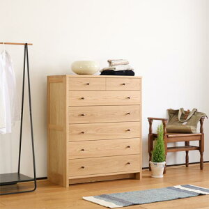 旭川家具 山室家具製作所 PROTO プロト No.802 チェスト 6段 国産家具 無垢 チェスト 北海道ナラ ウォールナット