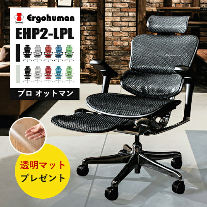 楽天市場】【レビュー特典】エルゴヒューマン プロ2 オットマン 