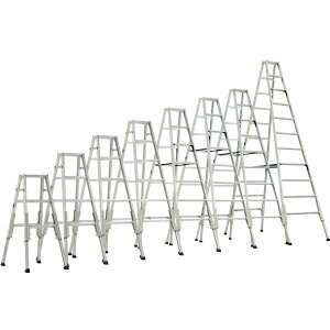 ALINCO (アルインコ) 伸縮脚付 専用脚立 KARU 軽量脚立 KARU-120 / KARU-150 / KARU-180 / KARU-210 / KARU-240 / KARU-270 / KARU-300 伸縮軽量脚立 幅広踏ざん55mm アルインコ