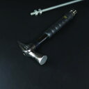 【パートナーショップ限定販売品】 フジ矢 黒金 電工貫通ハンマー HY17-220-BG 電工ハンマー