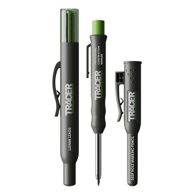 TRACER (トレーサー) ディープホールシャープペンシル 2.8mm + 替芯セット AMK1 / 替芯 ブラック2B ALP1 / 替芯 レッド ホワイト ALP2