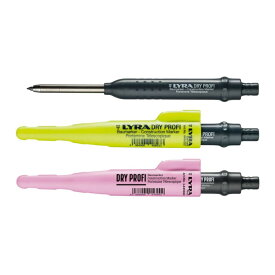 LYRA (リラ) DRY PROFI コンストラクションマーカー ロングライフ オートマチックペンシル 2.8mm イエロー L4494202 ピンク L4494402
