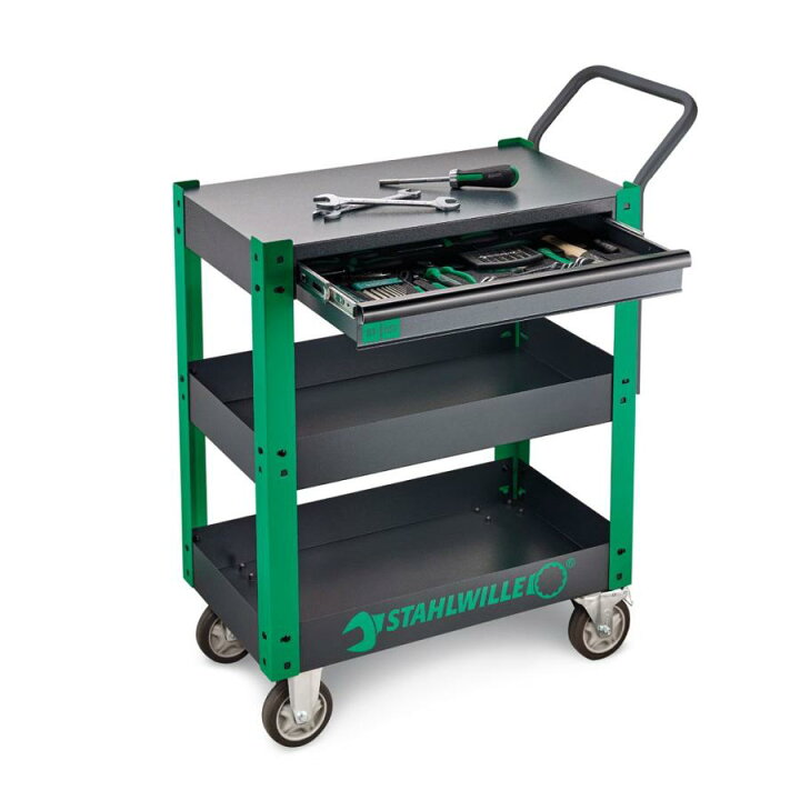 楽天市場】STAHLWILLE スタビレー 工具セット 83点 ツールトロリー付き 