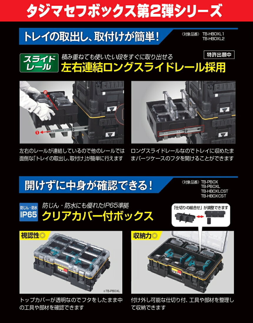楽天市場 | 安丸建材店MULHANDZ - タジマセフボックス第2弾シリーズ 