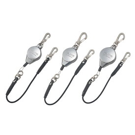【まとめ買いで2000円引き】 Tajima (タジマ) メタルスマートリール AZ-MSMR05 / AZ-MSMR10 / AZ-MSMR20 ロープが絡まない作業用コードリール ロープ長1200mm 金属ワイヤー 落下防止 お得なセット割有
