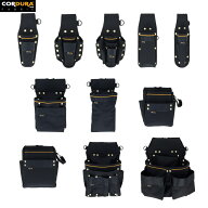 高儀 TAKAGI CORDURA ツールケース 腰袋 工具差し 電工腰袋 釘袋 2段 4丁差 7丁差 ツールポケット 折込鋸…