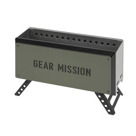 【正規代理店即日出荷】 TOYOTOMI (トヨトミ) GEAR MISSION 二次燃焼焚火台 BF-GM1 焚火台 焚き火台 薪焼き キャンプ アウトドア 琺瑯 オリーブグリーン トヨトミ ギアミッション