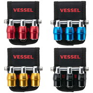 【まとめ買いで2000円引き】 VESSEL ベッセル クイックキャッチャー3連ホルダー QB10B3R / QB10B3B / QB1…