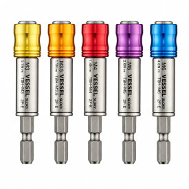 【まとめ買いで2000円引き】VESSEL ベッセル トルクビットホルダー TBH-M3 TBH-M3.5 TBH-M4 TBH-M5 TBH-M6 TBH5S M3 M3.5 M4 M5 M6 電ドラボール対応 ネジ締め トルク管理 ビットホルダー