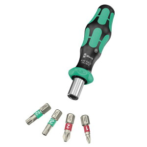 �y�݌ɏ��������z Wera 838 RA S/4 ���`�F�b�g�r�b�g�z���_�[ �h���C�o�[�Z�b�g�b36���E10°�߂�p�bBiTorsion�r�b�g�t