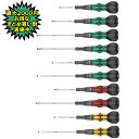 【最大2000円引！キャンペーン実施中】 WERA (ヴェラ) ボールグリップドライバー 1850 1834 プラスドライバー マイナスドライバー +1 +2 +3 -6 専用ラック クラフトフォーム レーザーチップ