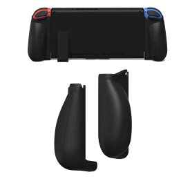SGSX1 人間工学 エルゴノミックグリップ Switch/Switch Oled Joycon コントローラー用、Joy Conジョイコン用グリップケース - 黒色