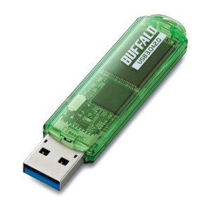 BUFFALO USB3.0�Ή� USB������ �X�^���_�[�h���f�� 64GB �O���[�� RUF3-C64GA-GR