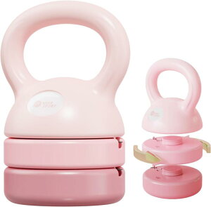 SPORT 可変式ケトルベル 3in1 初心者向け 5 8 12 プレート調節可能 自宅トレーニングジム おしゃれ 筋トレ ダイエット器具