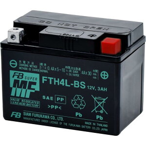 FB(�É͓d�r) �o�C�N�p�o�b�e���[ �V�[���h�^ FTH4L-BS (YTX4L-BS �݊�)