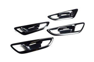 SecondStage トヨタ クラウン CROWN 220系 ドアベゼルパネル スイッチ有り ピアノブラック T438BLK