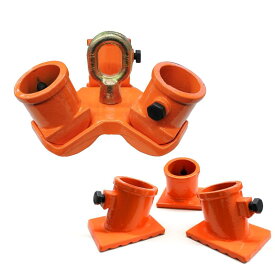 ベストアンサー ブロックハンガー 三脚ハンガー 三脚ヘッド 定格荷重 適用支柱 48.6mm レバーホイスト チェーンブロック用 吊り上げ 吊り下げ 高さ調節可能 1000kg ブロック ハンガー 1t 本体＋