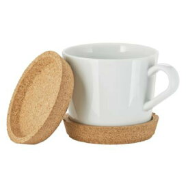 IKEA イケア 365+ コースター 2個セット コルク 9cm 10cm 深め シンプル テーブルに優しい 傷つかない 静音 大きな音がしない