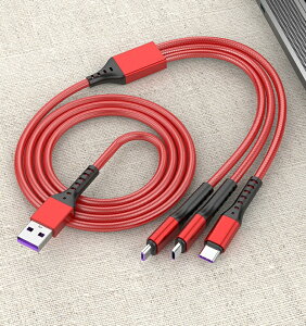 �[�d�P�[�u�� 3in1 �ő�66W lightning Type-C MicroUSB �o���N�i �ϋv�� ���C�g�j���O �^�C�vC iPhone iPad Xpeira AQUOS Galaxy �X�}�z �[�d �f�[�^�]���s��