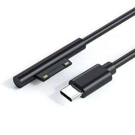 Surface 充電ケーブル PD高速充電 USB-C to Surface 1.5m 0.2m ケーブル Type-C マイクロソフト Surface Pro/Go/Laptop/Book 対応