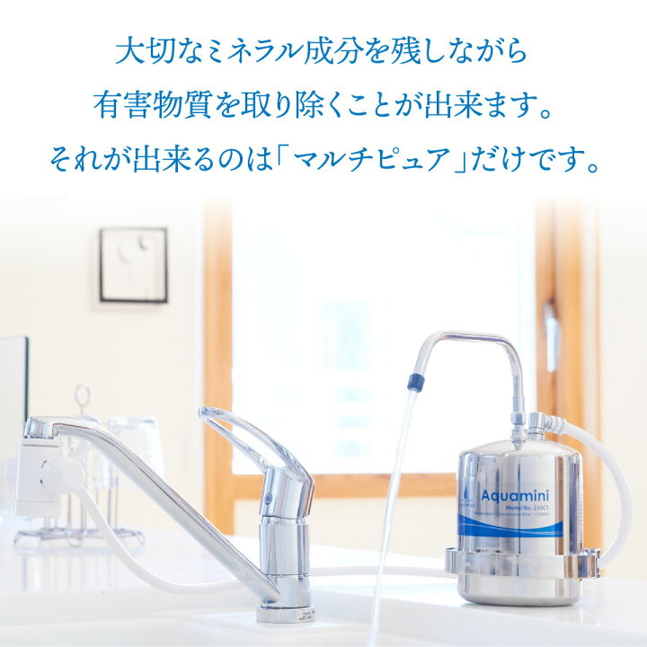 楽天市場】【 公式 / 送料無料 】 250CT 浄水器 本体 カウンタートップ 