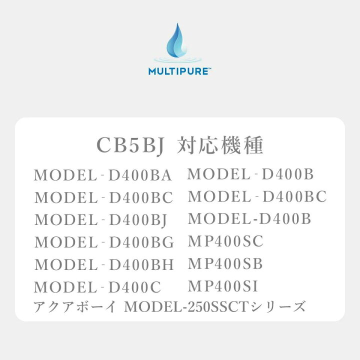 楽天市場】【 公式 / 送料無料 】 CB5BJ マルチピュア 浄水器 交換用 
