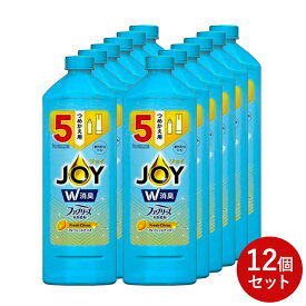 食器洗い用洗剤 12個セット P&G ピーアンドジー ジョイコンパクト W消臭 フレッシュシトラス 特大サイズ ( 700ml × 12個 ) カートン販売