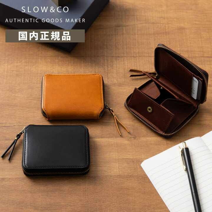 正規品 SLOW スロウ 財布 二つ折り ミニ財布 ROUND SHORT WALLET 