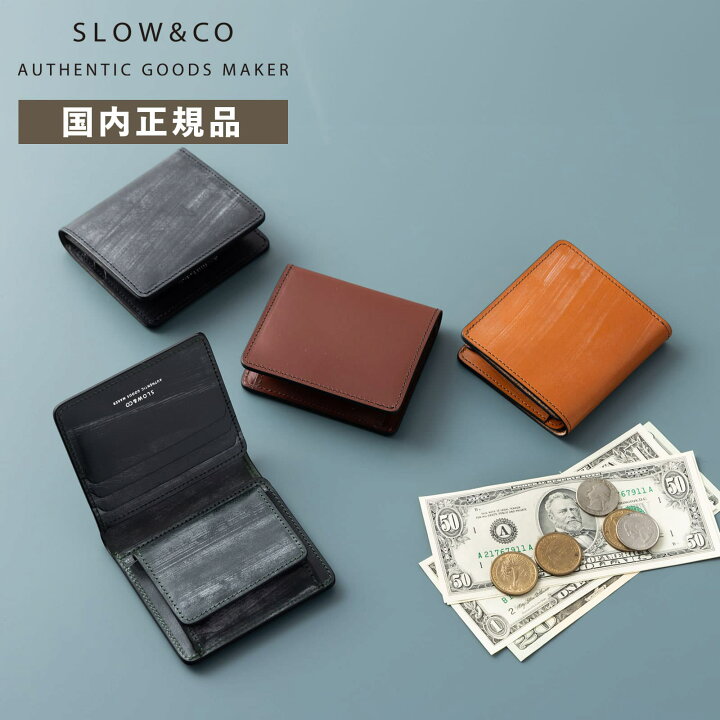 楽天市場】正規品 SLOW スロウ 財布 二つ折り ミニ財布 MINI WALLET 