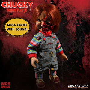 �`���b�L�[ �t�B�M���A 15inch PIZZA FACE CHUCKY Mega Scale �`���C���h�v���C3 MEZCO TOY