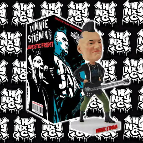 アグノスティック フロント 首振り フィギュア Agnostic Front - Vinnie Stigma Limited Edition Throbblehead