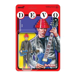 �f�B�[���H �t�B�M���A Devo ReAction Figures Wave 4 Bob Mothersbaugh (The Girl U Want) �{�u1�� Super7 TOY ���b�NT�V���c �o���hT�V���c