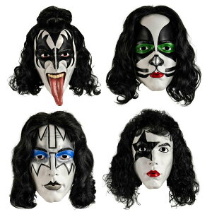 �L�b�X �}�X�N 4��Z�b�g KISS - Deluxe Injection Mask Set of 4 ���K�i Gene Simmons �W�[�� �V�����Y