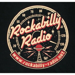 ���J�r���[ ���f�B�I T�V���c Rockabilly Radio Logo �� Vince Ray