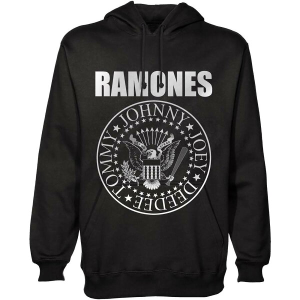 ラモーンズ パーカ RAMONES PRESIDENTIAL SEAL 黒 正規品 イーグル ロゴ パーカー