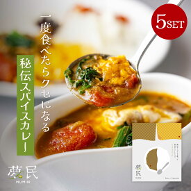 SpiceandVegetable夢民 レトルトルゥ レトルトカレー 5食セット　170ml