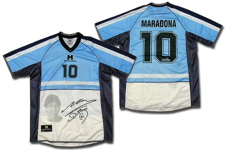 楽天市場】マラドーナ サイン入ユニフォーム 半袖【Milla/maradona 