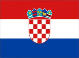 【サポーター必見】クロアチア　国旗フラッグ【サッカー/Jリーグ/応援グッズ/クロアチア代表/Croatia/ワールドカップ】ネコポス対応可能