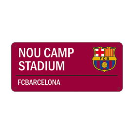 【NEW】FCバルセロナ　"CAMP NOU" ストリートサイン【FC BARCELONA/サッカー/カンプノウ/スペインリーグ/メッシ/ネイマール】 ECM12 BAR