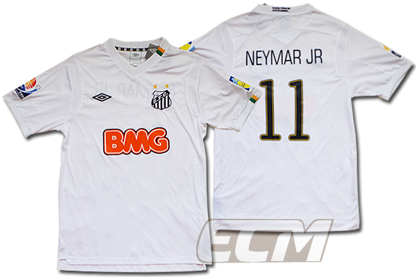 【デッドストック】サントス クラブワールドカップ2011 ホーム 半袖  11番ネイマール【UMBRO/サッカー/2012/ブラジルリーグ/Neymar/Santos/ブラジル代表/ユニフォーム】1004 | ＥＣムンディアル