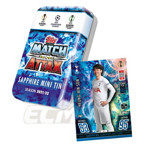 ミニ缶SAPPHIRE【UK版】TOP02【国内未発売】TOPPS Match Attax 21-22 チャンピオンズリーグ SAPPHIRE ミニ缶【サッカー/トレカ/Champions League/トレーディングカード】