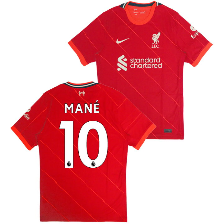 楽天市場 送料無料 オススメ リバプール ホーム 半袖 10番 マネ 21 22 プレミアリーグ Liverpool サッカー ユニフォーム ｅｃムンディアル