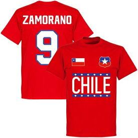 【予約RET06】RE-TAKE チリ代表 Team Tシャツ 9番 サモラーノ レッド【サッカー/Zamorano/Chile/ワールドカップ】ネコポス対応可能